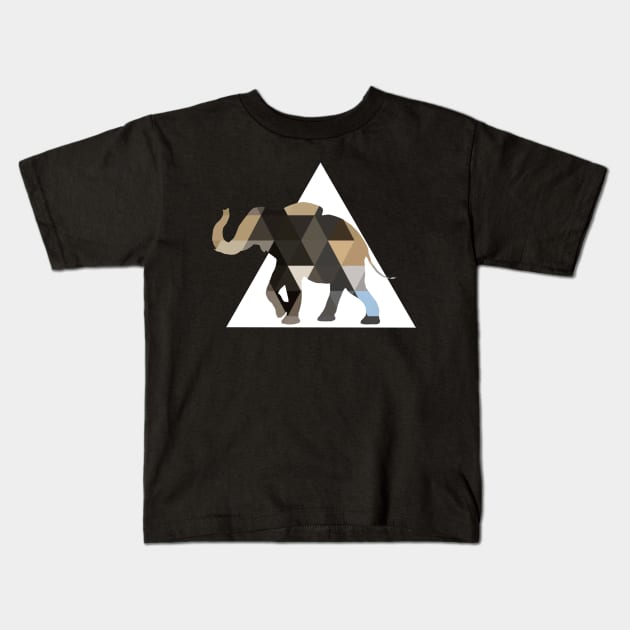 ELEPHANT Kids T-Shirt by calebcoopman